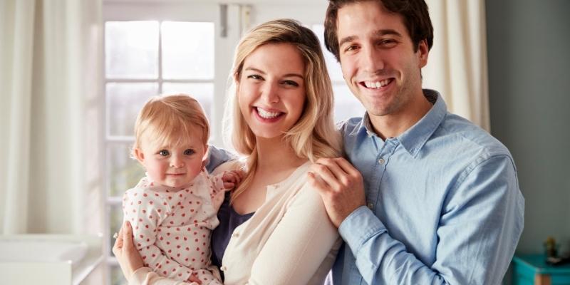 Nụ cười của em bé mang lại may mắn